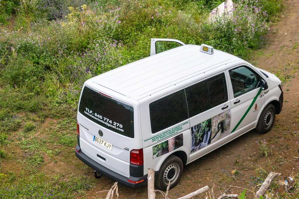 Taxi services in the north of La Palma · Travel to the hiking areas · Canary Islands