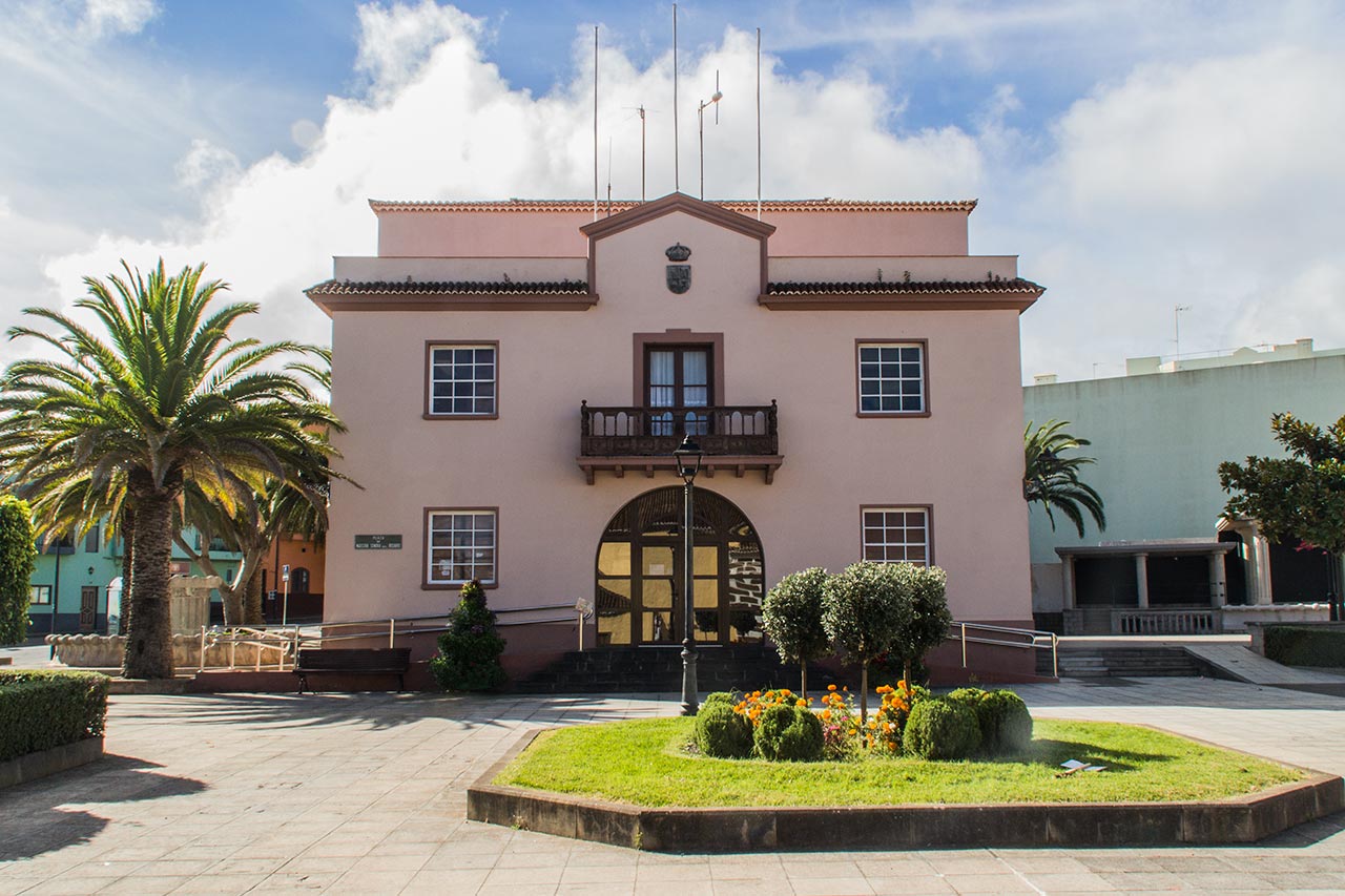 Ayuntamiento de Barlovento en el norte de La Palma